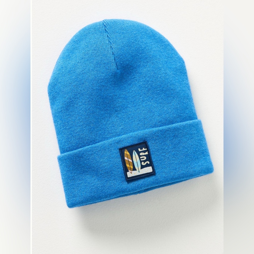 ✨ Anthropologie Surf Patch Beanie